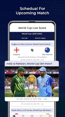 World Cup 2023 Schedule & Live android App screenshot 0